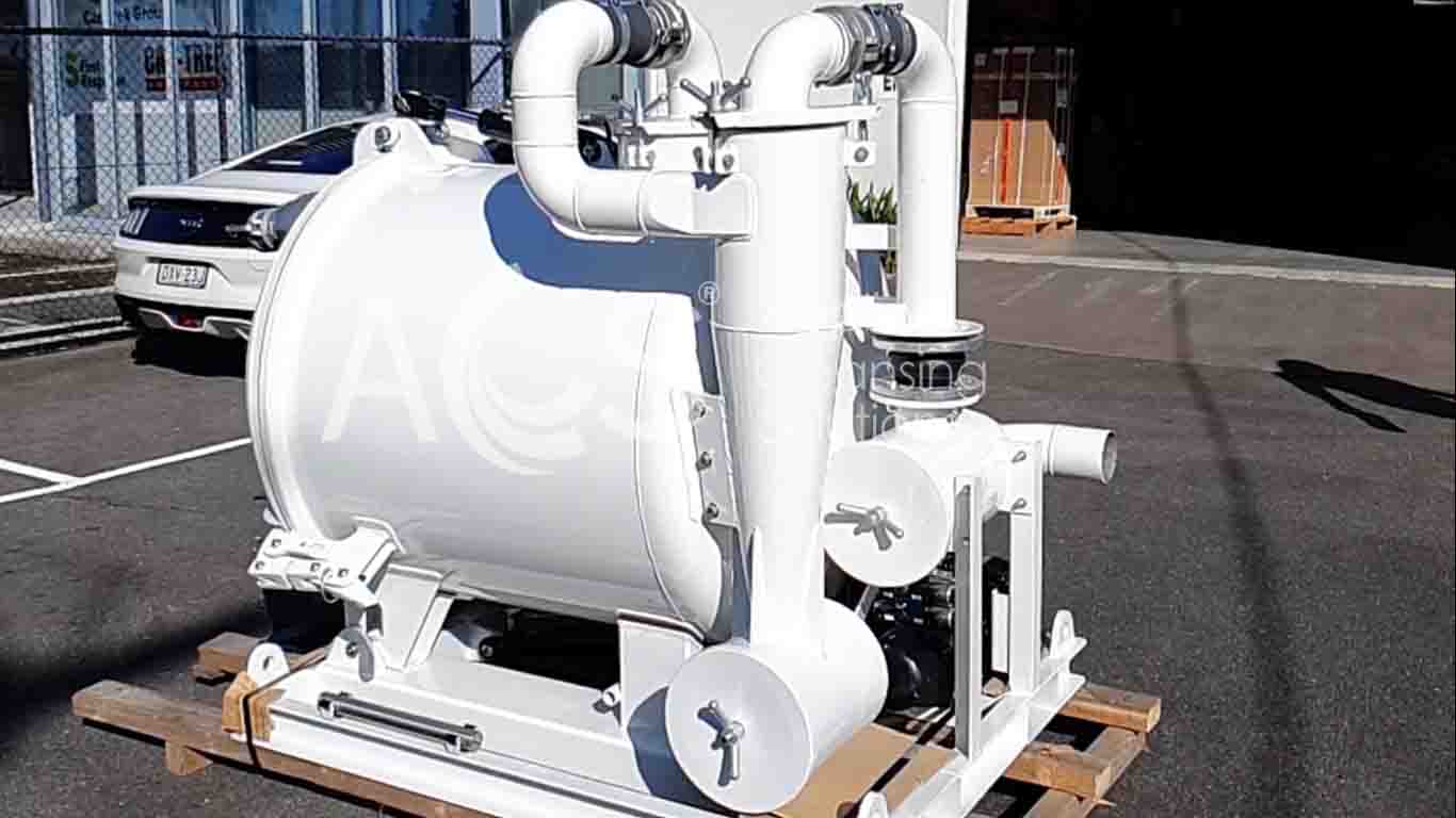 Industrial Gutter Vacuum tank system